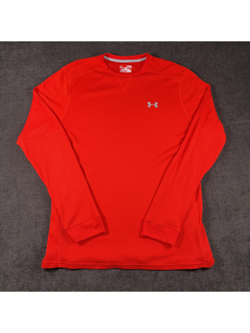 Under Armour Men's ColdGear Loose Fit Long Sleeve Shirt XL Red